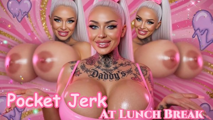 Pocket Jerk At Lunch Break - Mistress Misha Goldy