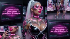 Mistress Misha Goldy - AI Goddess Feeds On Your Suffering. Your Agony Is My Currency Now